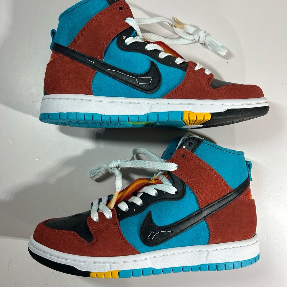 Nike Di’orr Greenwood x Dunk SB High Navajo Arts FQ1775-400 Men Sz 7 Women 8 New